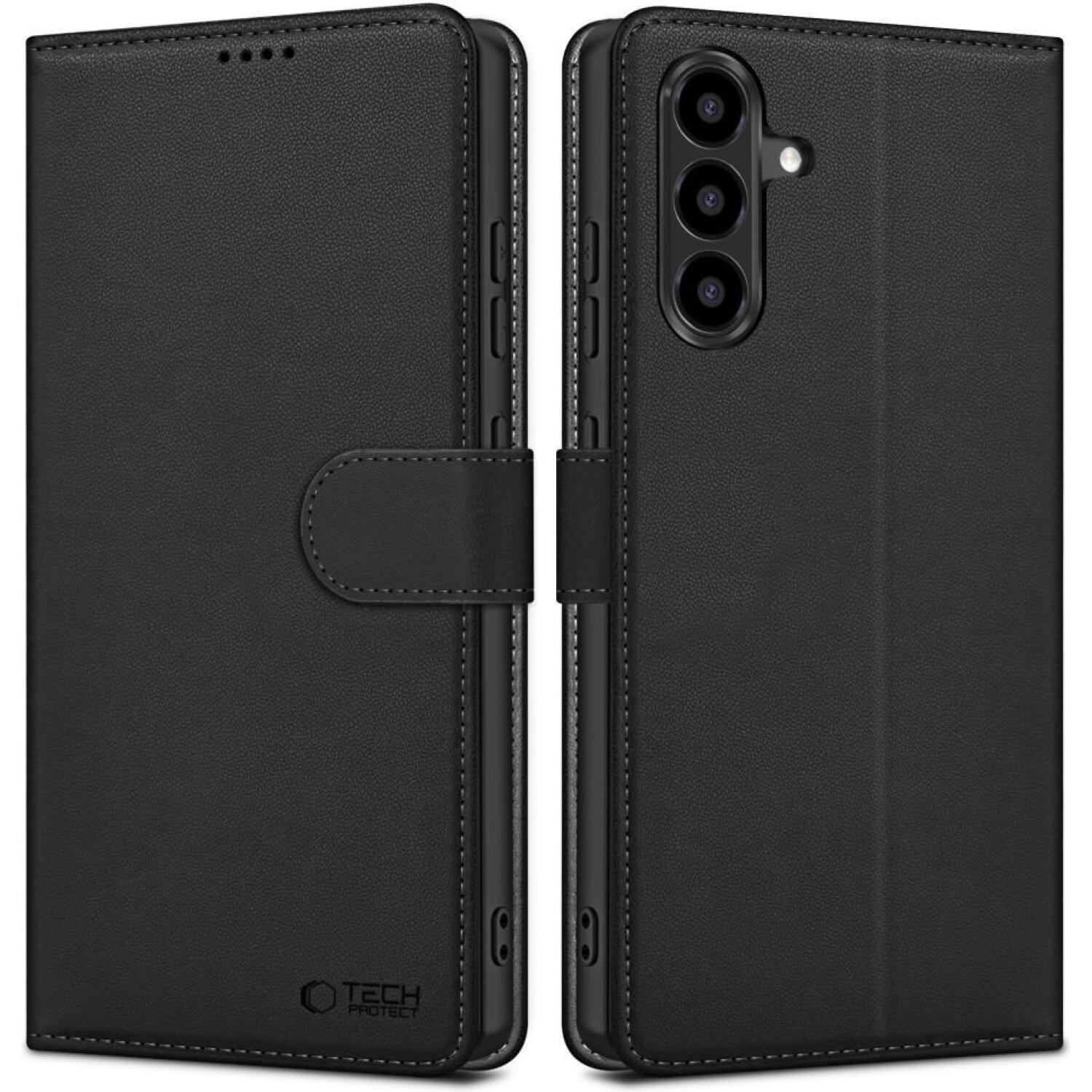 Θήκη Samsung Galaxy A37 / A56 / A36 Tech-Protect Wallet Πορτοφόλι Black 