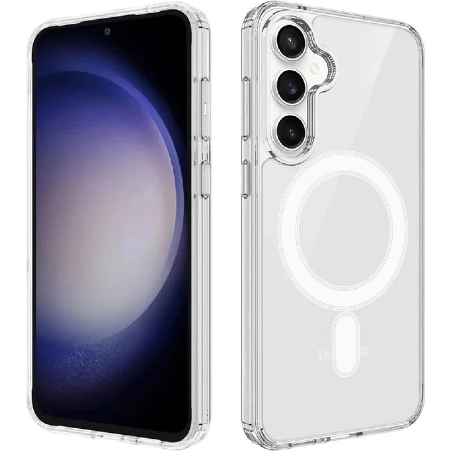 Θήκη Samsung Galaxy A54 Bodycell Clear Case Διάφανη Σκληρή με MagSafe Clear