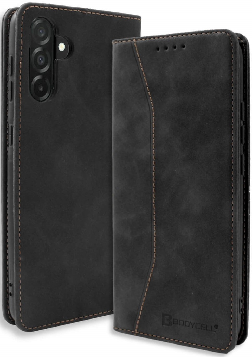 Θήκη Samsung Galaxy A56 Bodycell Book Case Πορτοφόλι Black