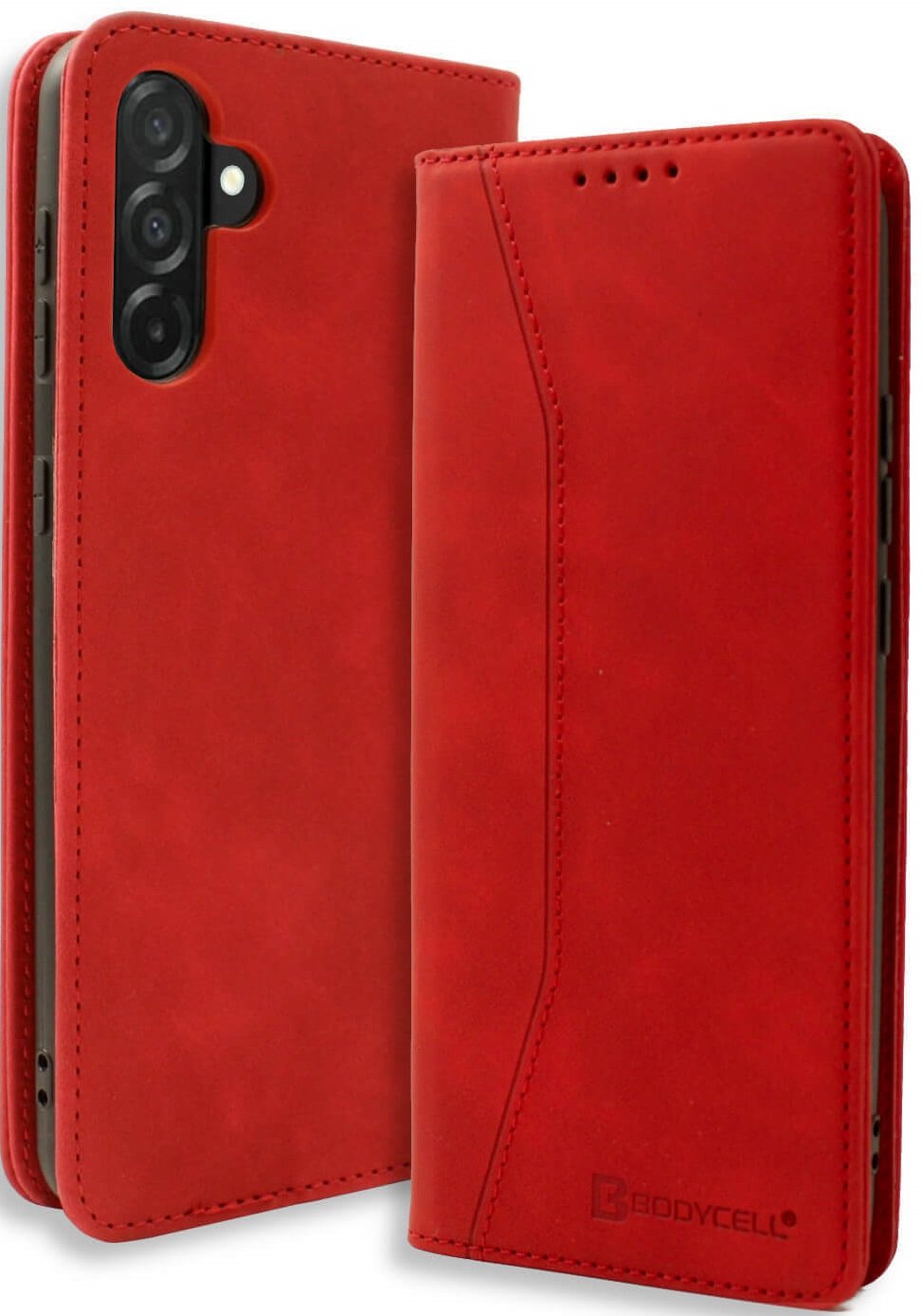 Θήκη Samsung Galaxy A56 Bodycell Book Case Πορτοφόλι Red