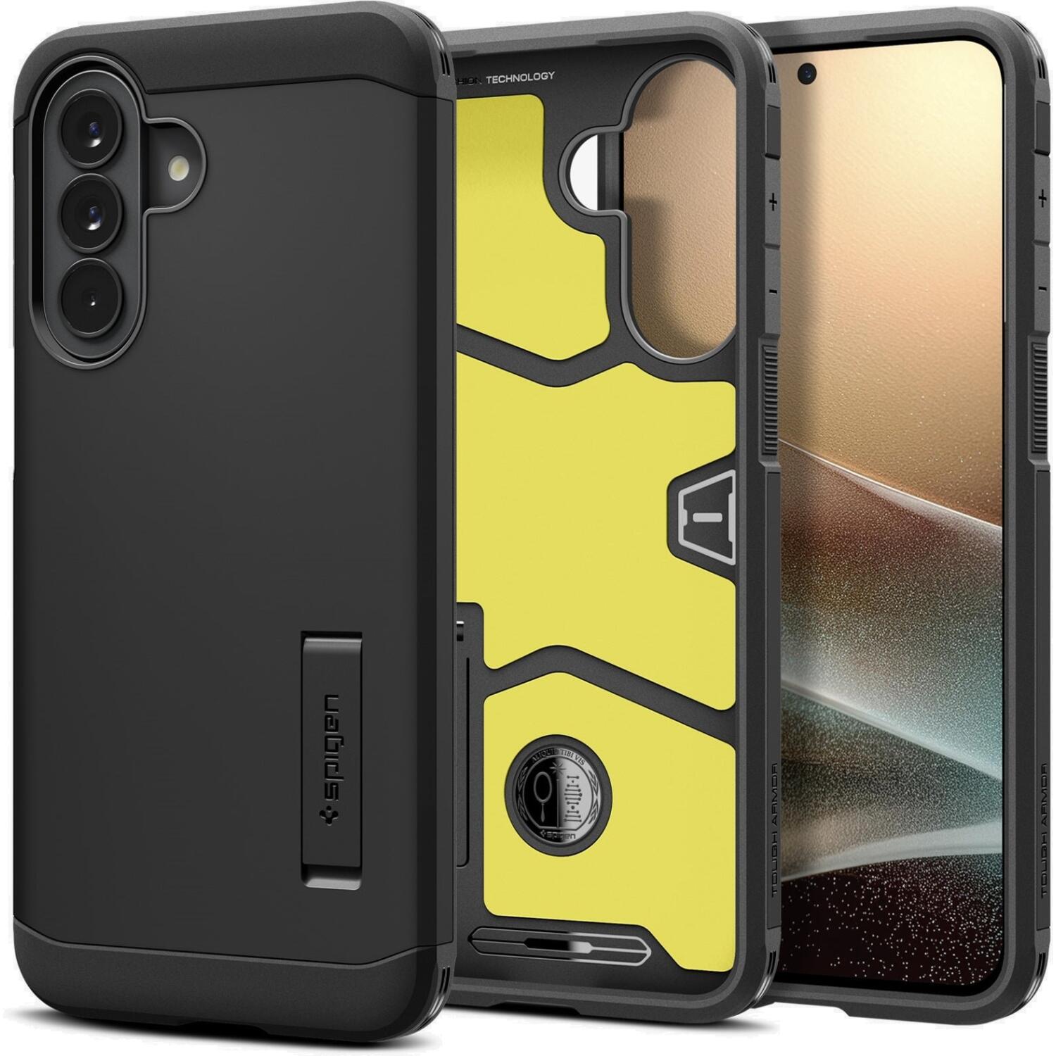 Θήκη Samsung Galaxy A57 Spigen Tough Armor Ανθεκτική Σκληρή με KickStand Black