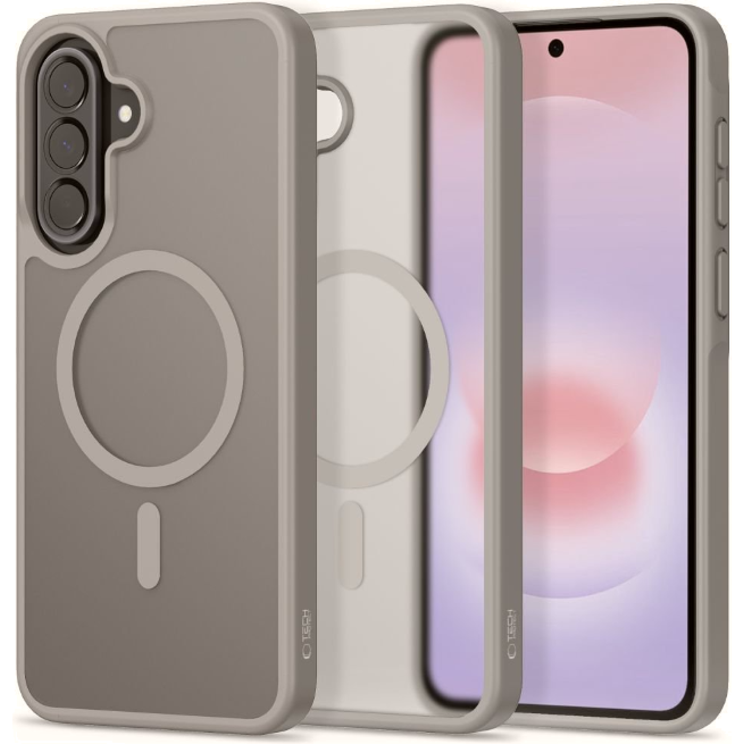 Θήκη Samsung Galaxy A57 Tech-Protect MagMat Σκληρή Ημιδιάφανη με MagSafe Matte Grey