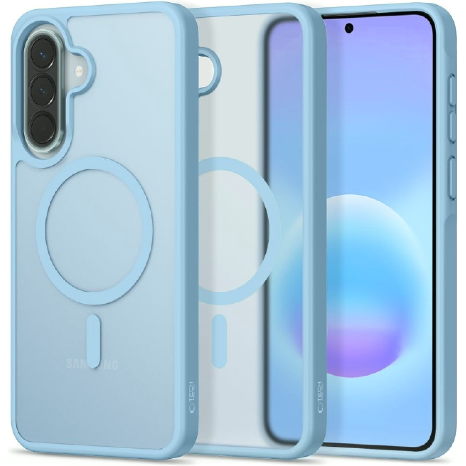 Θήκη Samsung Galaxy A57 Tech-Protect MagMat Σκληρή Ημιδιάφανη με MagSafe Matte Icyblue
