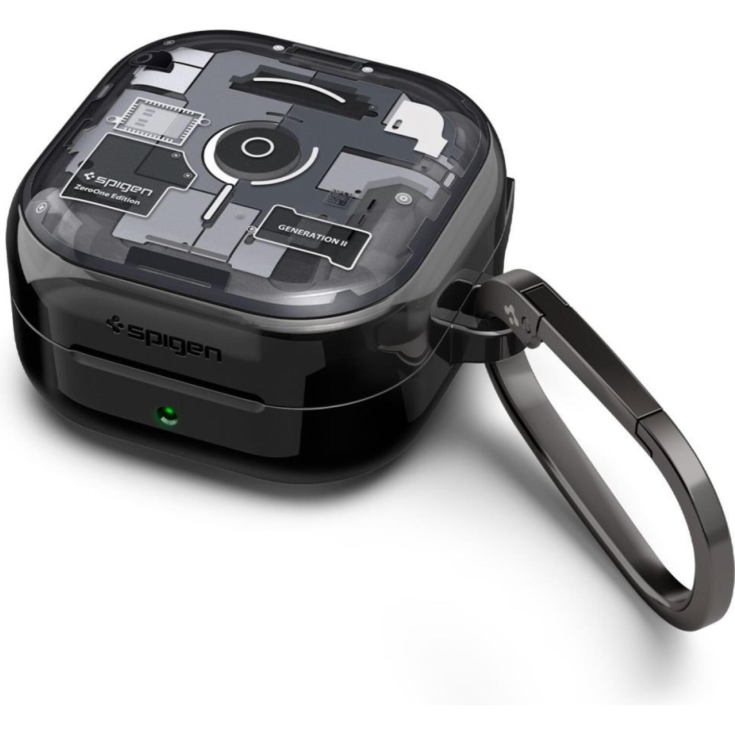 Θήκη Samsung Galaxy Buds 4 / 4 Pro Spigen Ultra Hybrid Σκληρή Zero One Black
