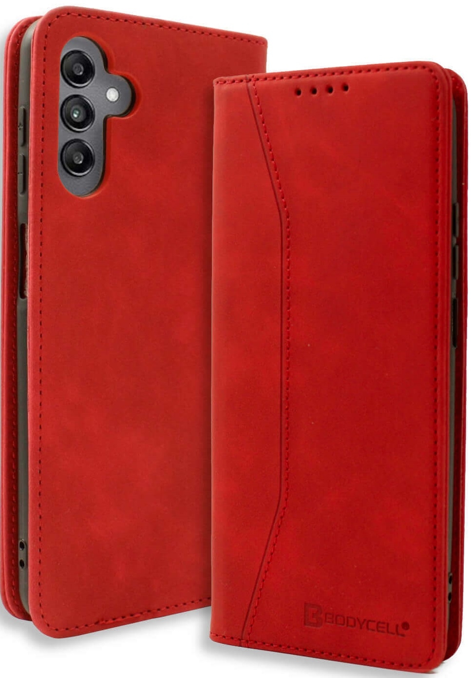 Θήκη Samsung Galaxy M15 - Bodycell Book Case Πορτοφόλι - Red