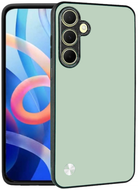 Θήκη Samsung Galaxy M15 Bodycell Vegan Cover Σκληρή Light Green