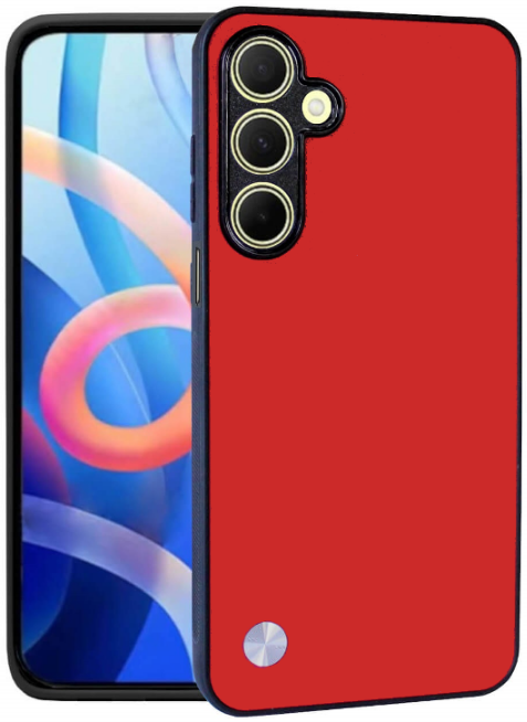 Θήκη Samsung Galaxy M15 Bodycell Vegan Cover Σκληρή Red