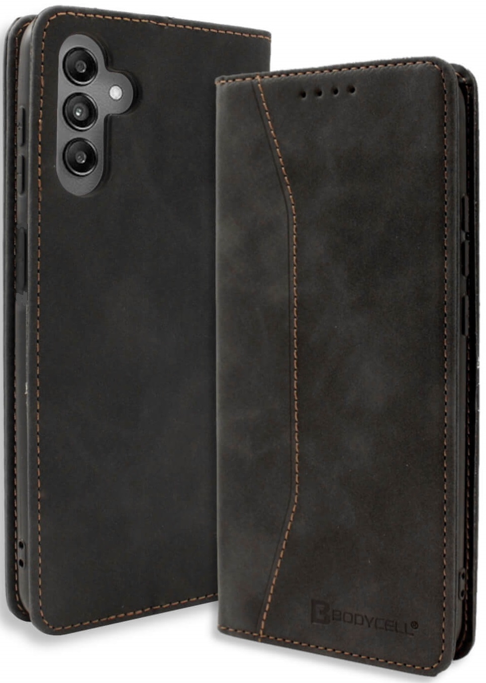 Θήκη Samsung Galaxy M55 - Bodycell Book Case Πορτοφόλι - Black (5206015079511)