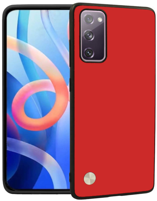 Θήκη Samsung Galaxy S20 FE Bodycell Vegan Cover Σκληρή Red