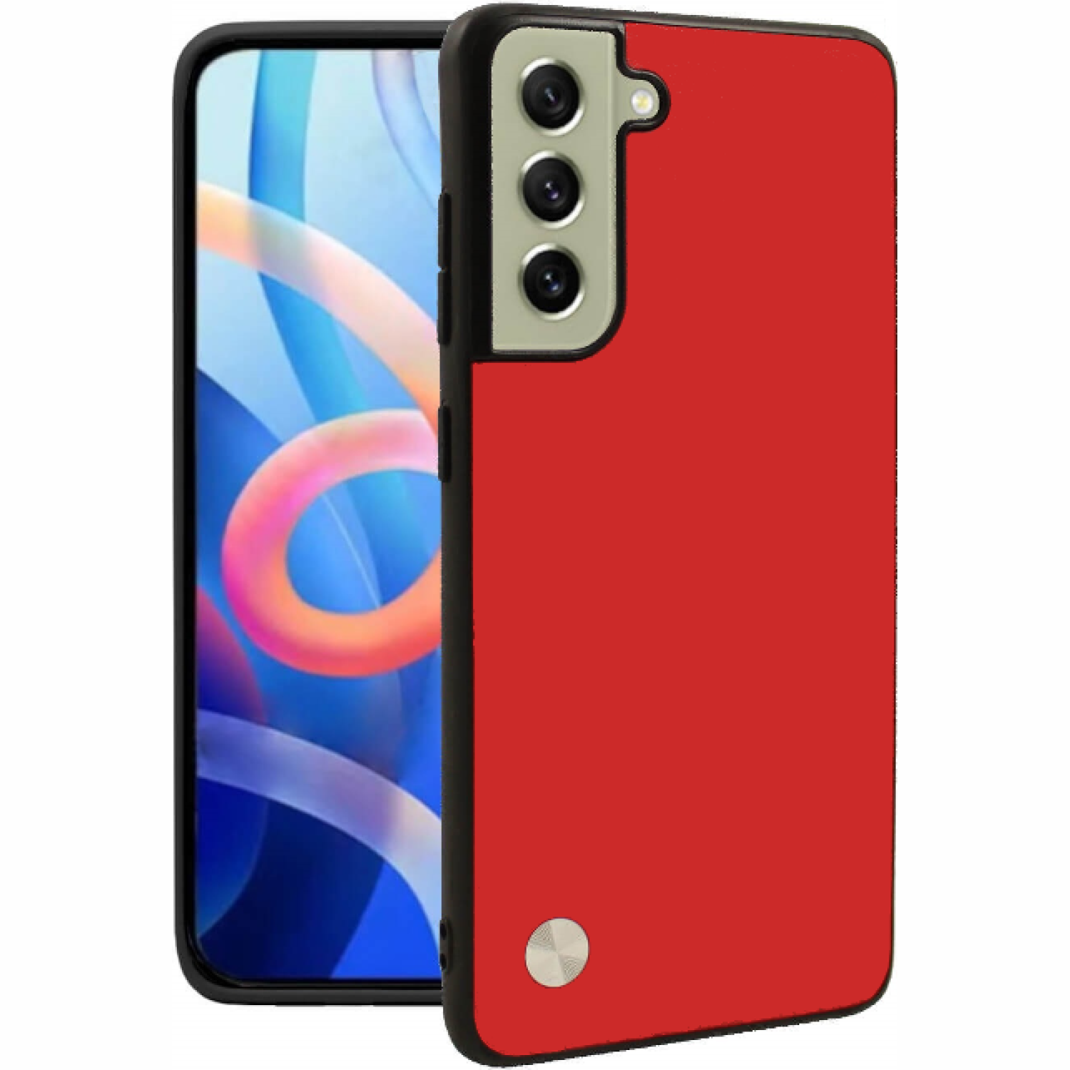 Θήκη Samsung Galaxy S21 FE 5G Bodycell Vegan Cover Σκληρή Red