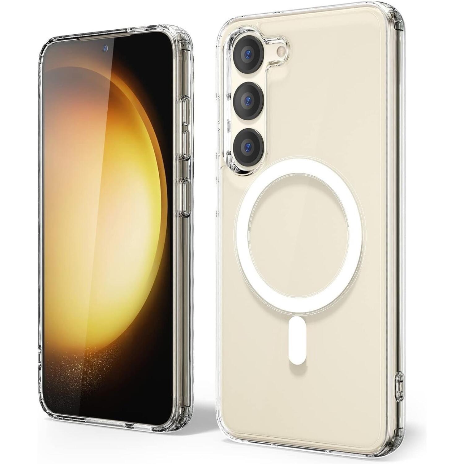 Θήκη Samsung Galaxy S23 Bodycell Clear Case Διάφανη Σκληρή με MagSafe Clear