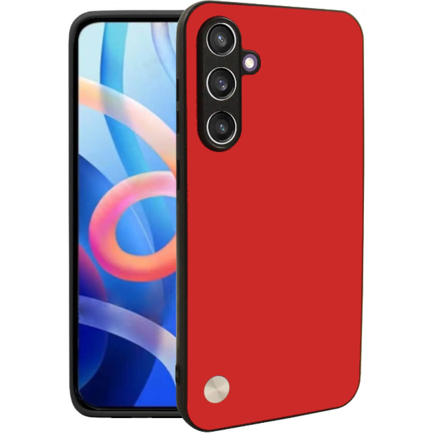 Θήκη Samsung Galaxy S23 FE Bodycell Vegan Cover Σκληρή - Red (5206015077203)