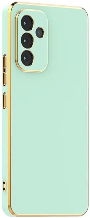 Θήκη Samsung Galaxy S24 FE Bodycell Gold Plated Σιλικόνης Mint Green