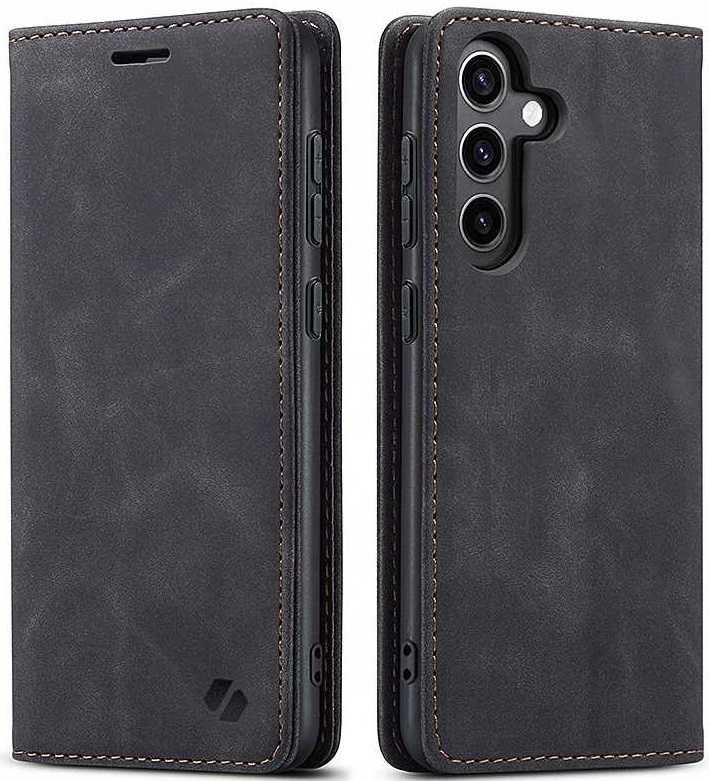 Θήκη Samsung Galaxy S24 FE Spacecase Wallet Πορτοφόλι Black