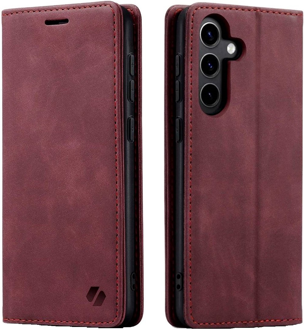Θήκη Samsung Galaxy S24 FE Spacecase Wallet Πορτοφόλι Red