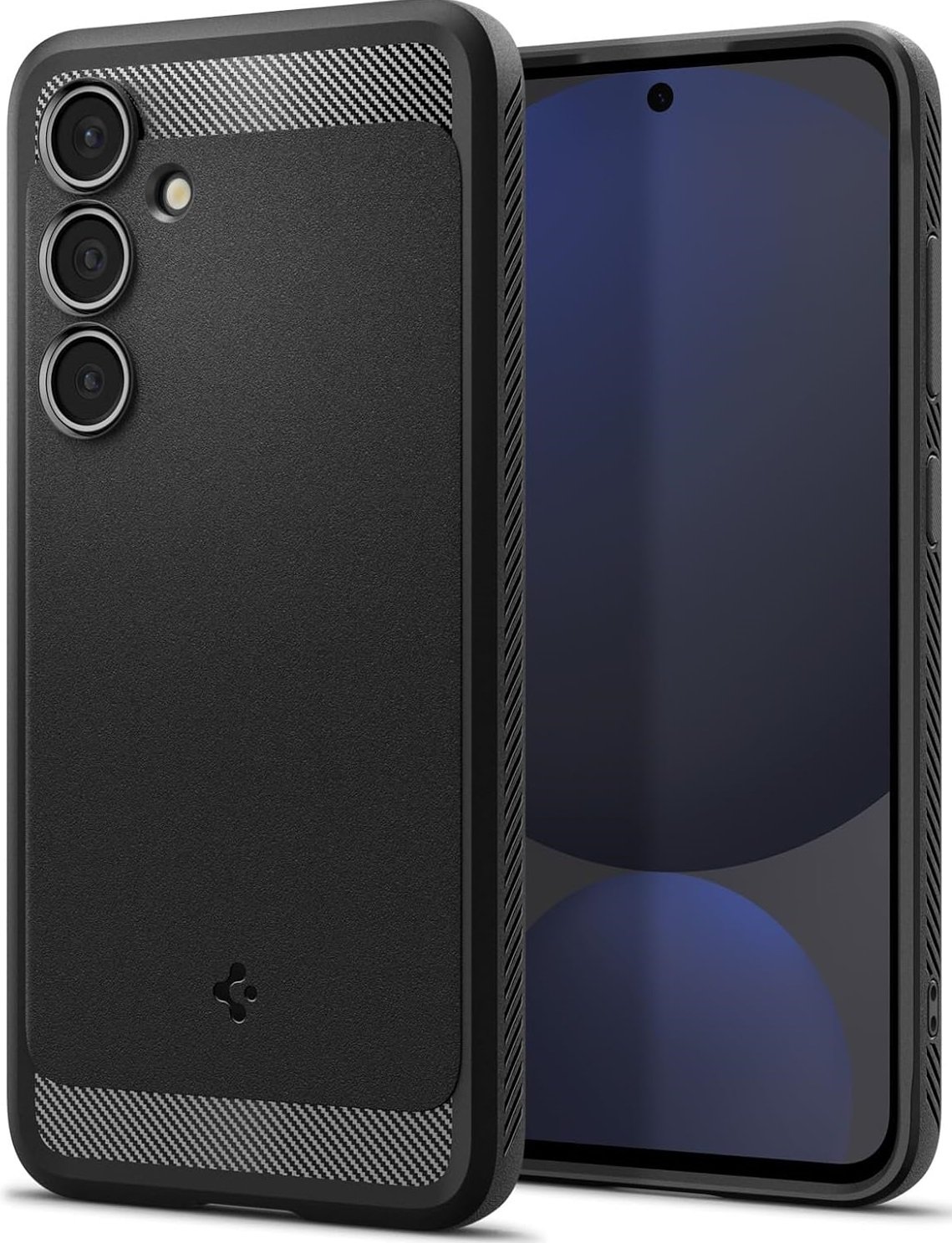 Θήκη Samsung Galaxy S24 FE Spigen Rugged Armor Ανθεκτική Σιλικόνης Matte Black