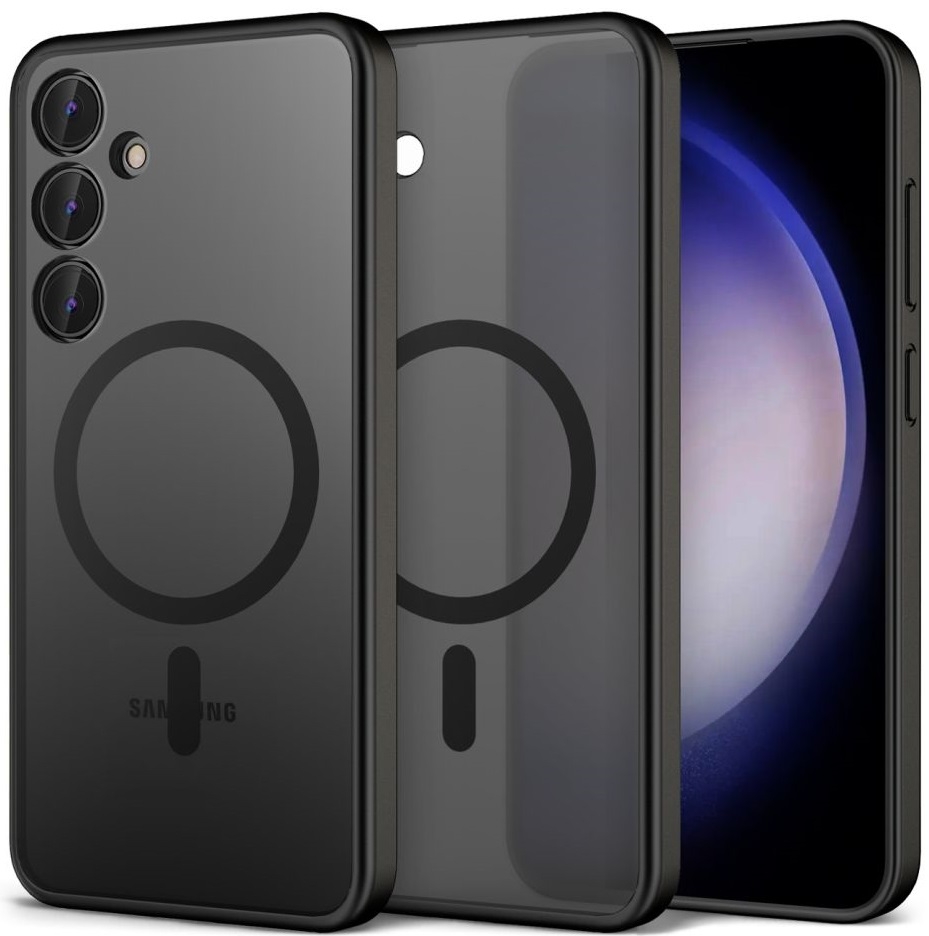 Θήκη Samsung Galaxy S24 Plus - Tech-Protect MagMat Σκληρή Ημιδιάφανη με MagSafe - Matte Black