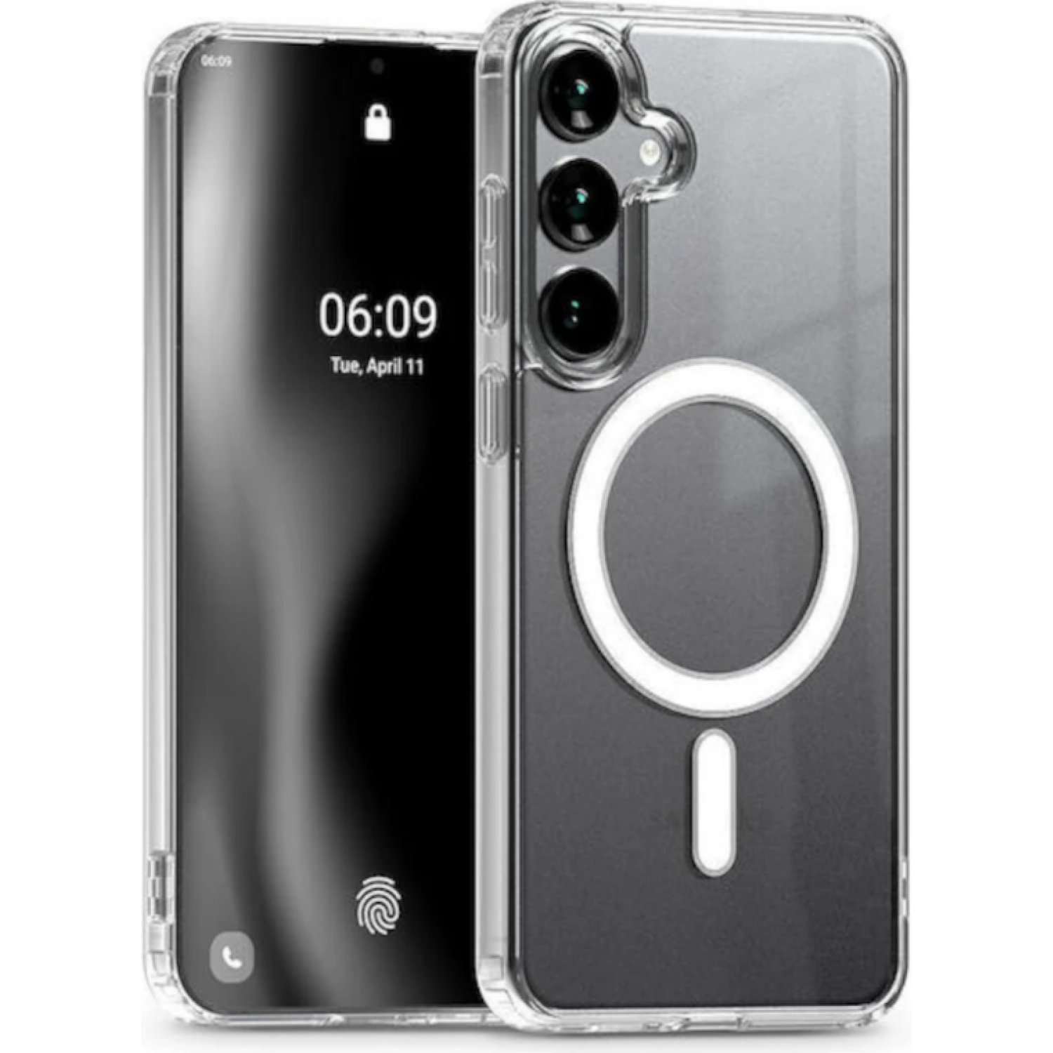 Θήκη Samsung Galaxy S25 Bodycell Clear Case Διάφανη Σκληρή με MagSafe Clear