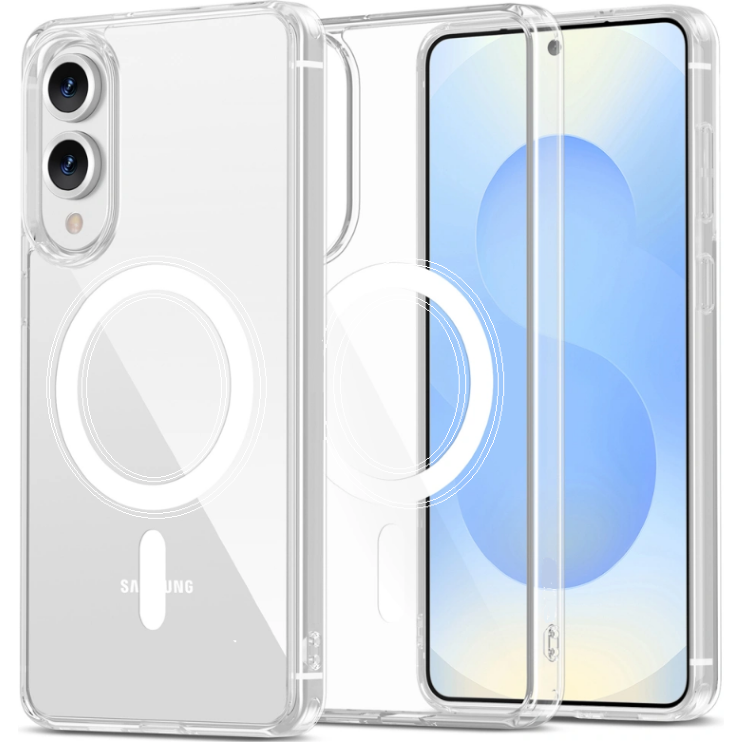 Θήκη Samsung Galaxy S25 Edge Bodycell Clear Case Διάφανη Σκληρή με MagSafe Clear