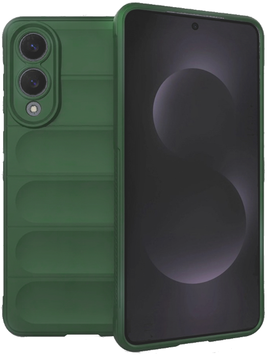 Θήκη Samsung Galaxy S25 Edge Techsuit Magic Shield Σιλικόνης Green