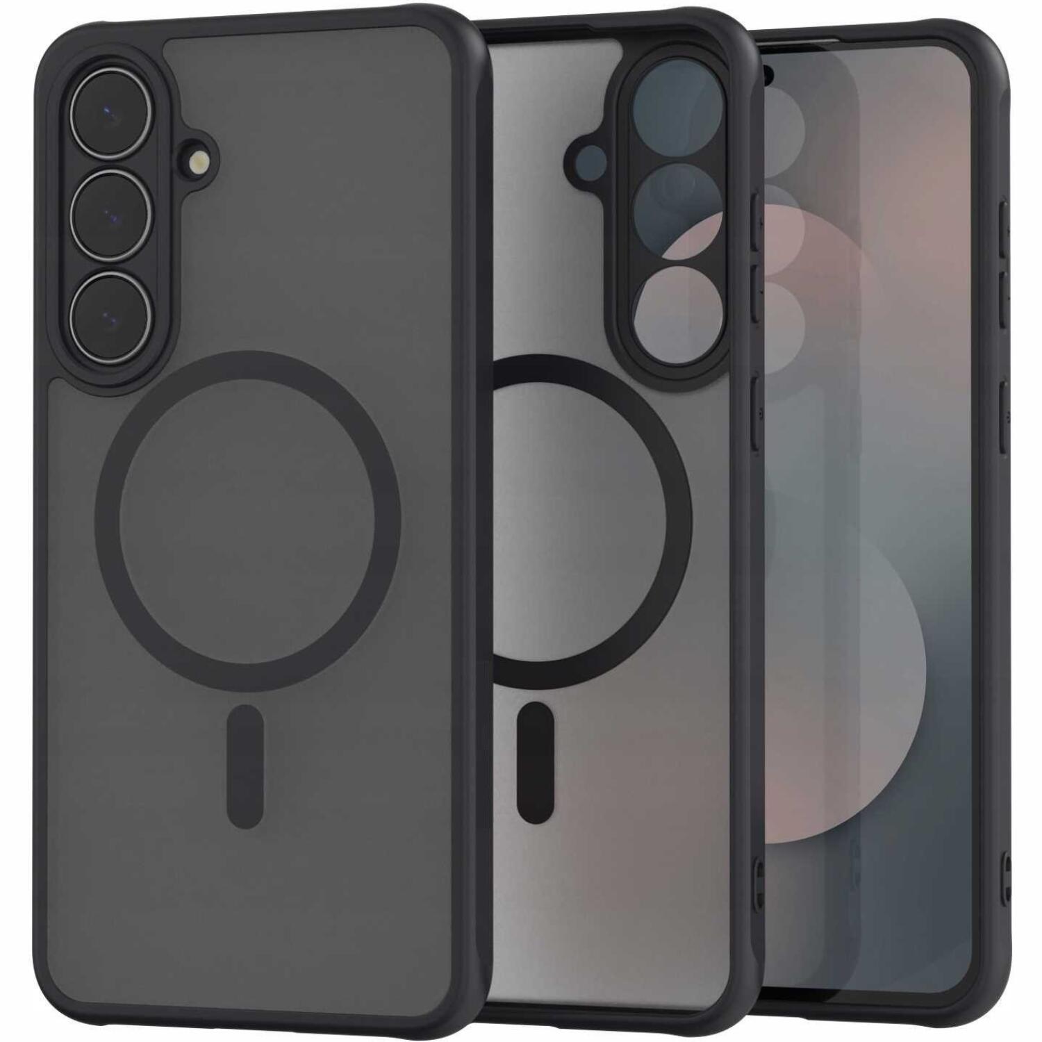 Θήκη Samsung Galaxy S25 FE Spacecase Hybrid MagSafe Σκληρή Ημιδιάφανη με MagSafe Black