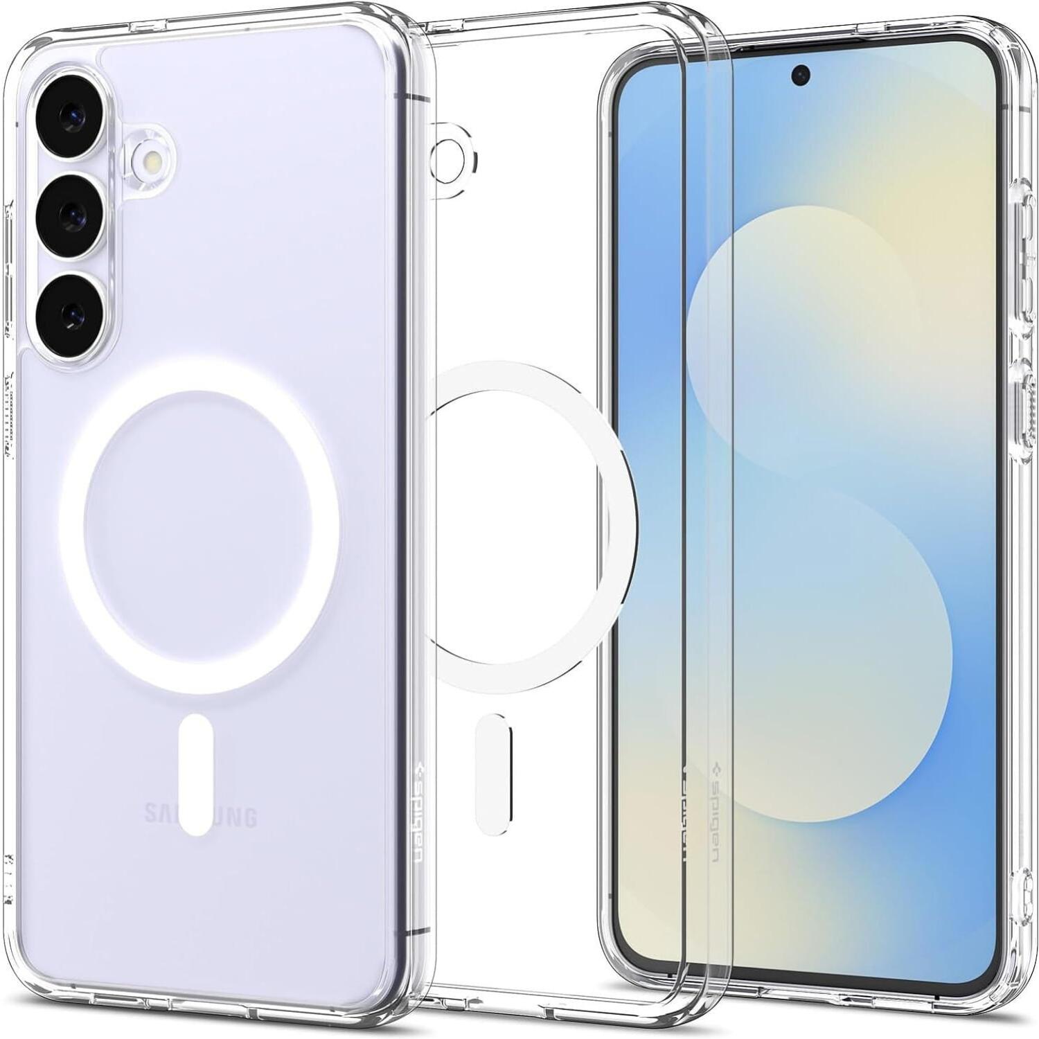 Θήκη Samsung Galaxy S25 FE Spigen Ultra Hybrid MagFit Σκληρή με MagSafe Clear / White