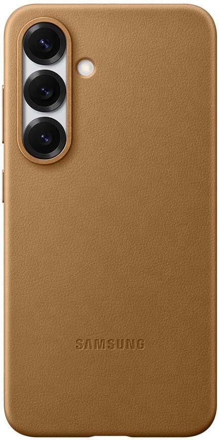 Θήκη Samsung Galaxy S25 Official Samsung Kindsuit Case Σκληρή από Οικολογικό Δέρμα - Camel (EF-VS931PFEGWW)
