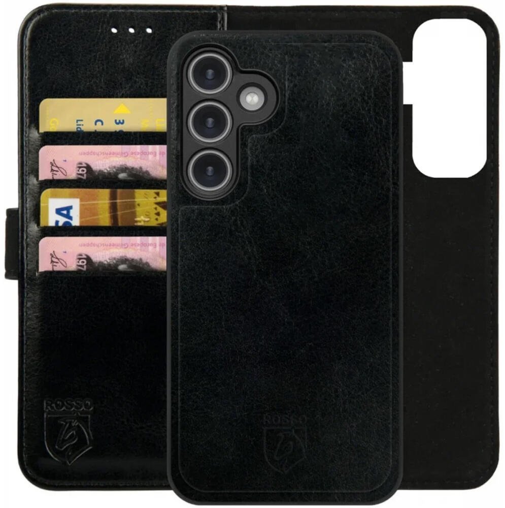 Θήκη Samsung Galaxy S25 Plus Rosso Element 2 in 1 PU Πορτοφόλι Black