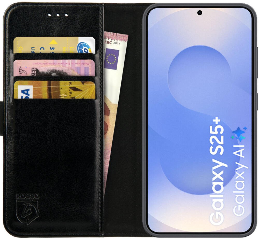 Θήκη Samsung Galaxy S25 Plus Rosso Element PU Πορτοφόλι Black