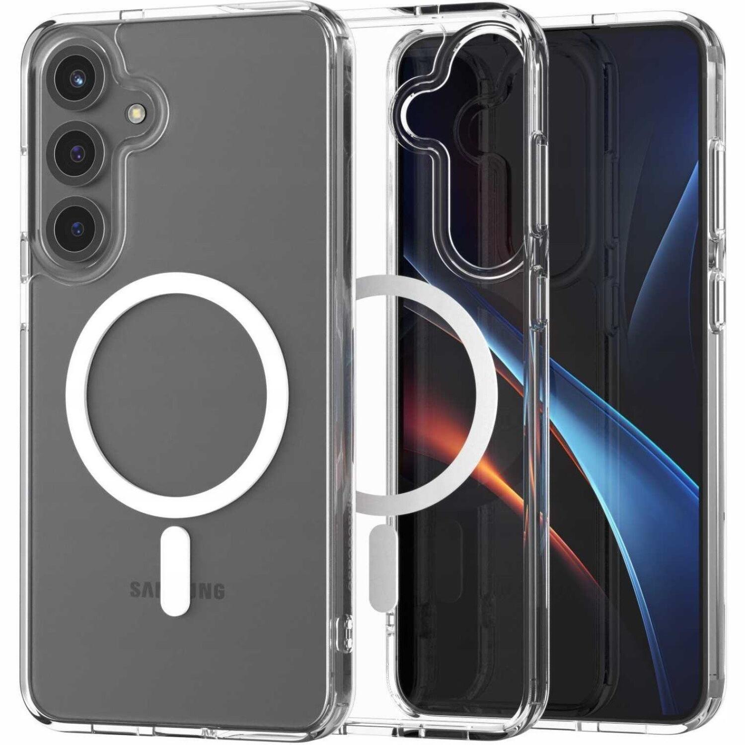 Θήκη Samsung Galaxy S25 Spacecase Clear MagSafe Σκληρή Διάφανη με MagSafe Transparent