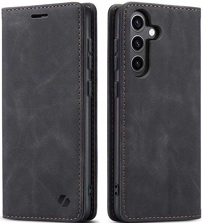 Θήκη Samsung Galaxy S25 Spacecase Wallet Πορτοφόλι Black