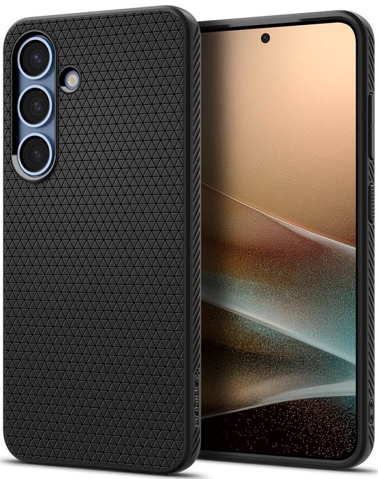 Θήκη Samsung Galaxy S25 Spigen Liquid Air Σιλικόνης Matte Black