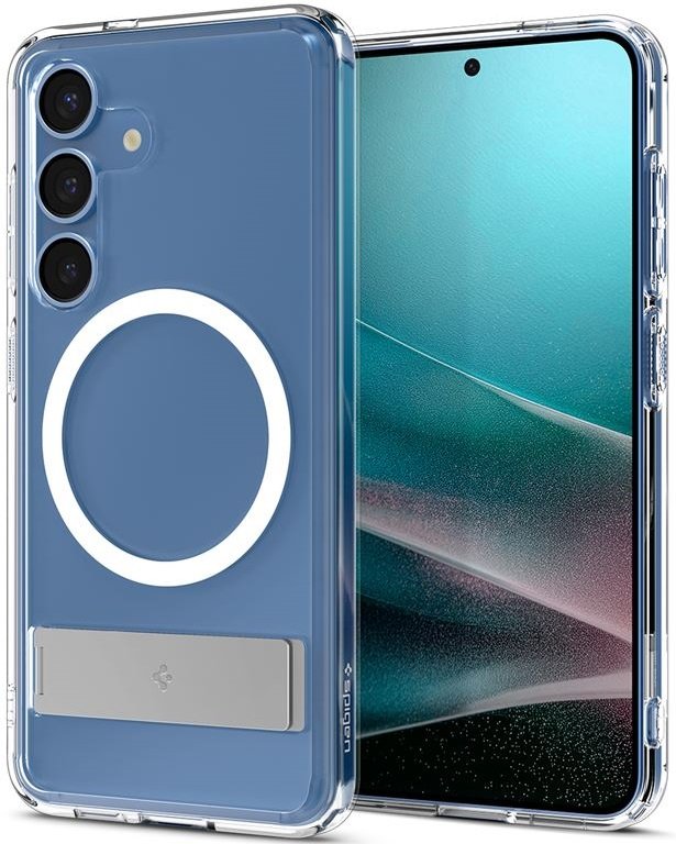 Θήκη Samsung Galaxy S25 Spigen Ultra Hybrid S MagFit Σκληρή με MagSafe Clear / White