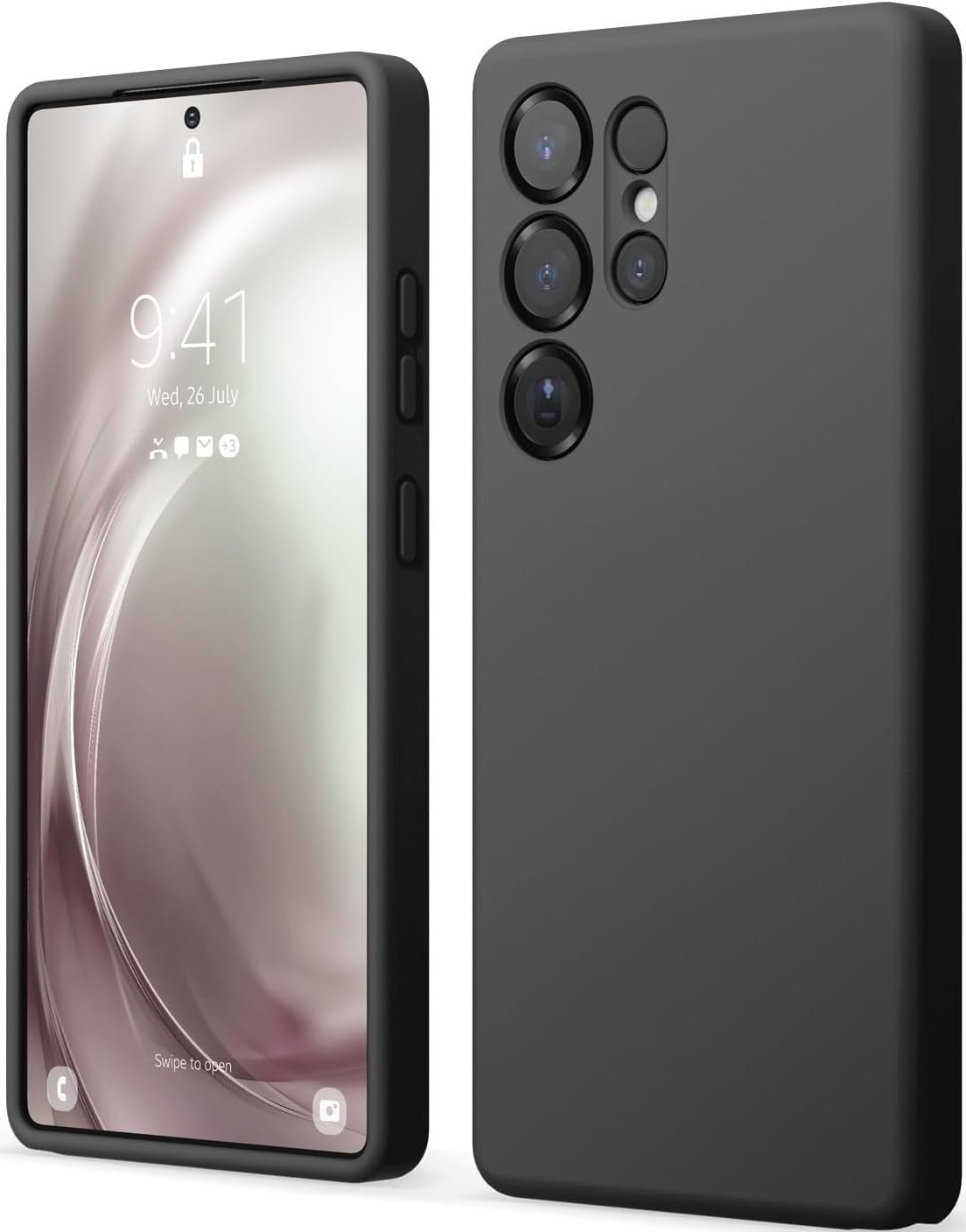 Θήκη Samsung Galaxy S25 Ultra Elago Silicone Case Premium Σιλικόνης Black