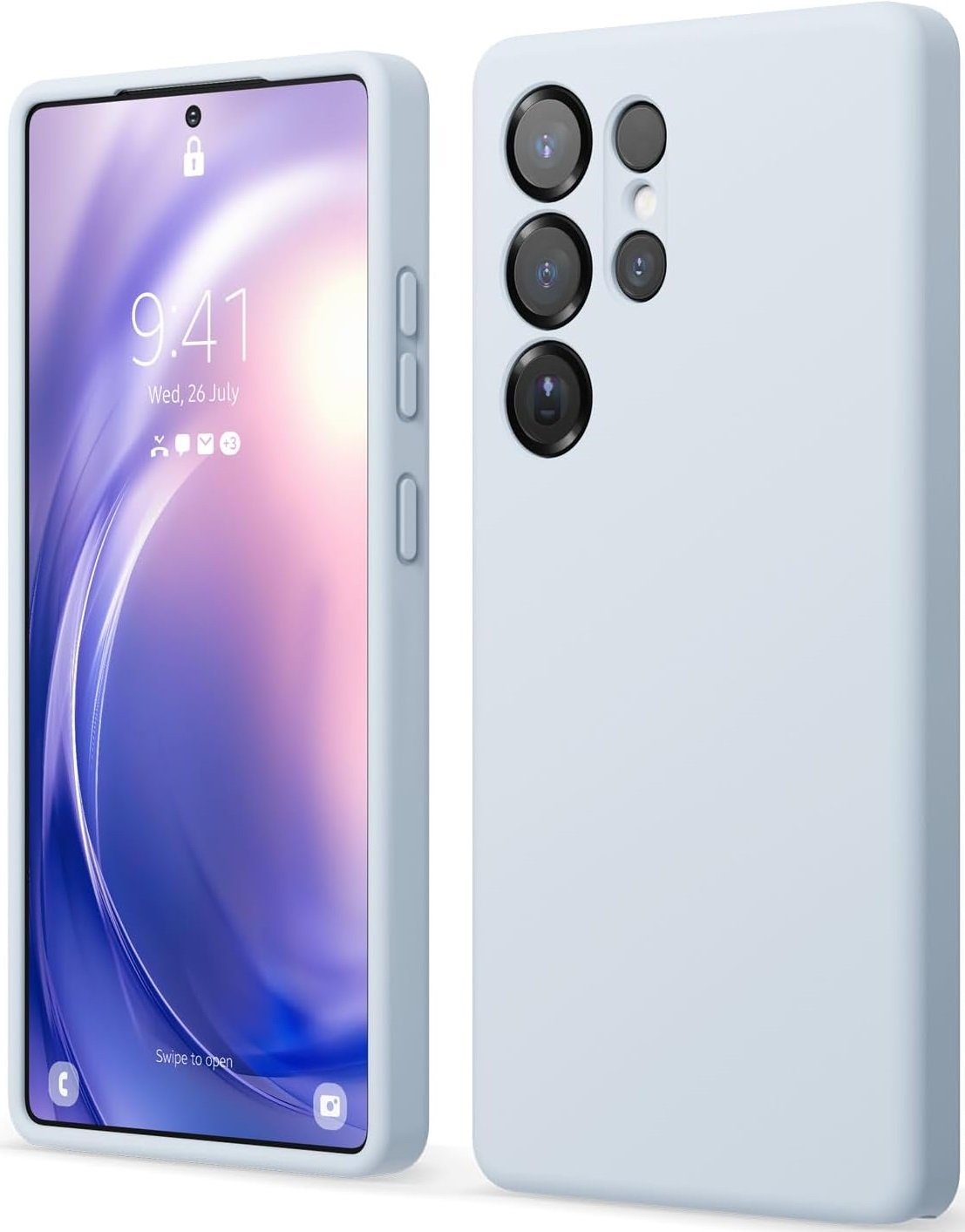 Θήκη Samsung Galaxy S25 Ultra Elago Silicone Case Premium Σιλικόνης Light Blue