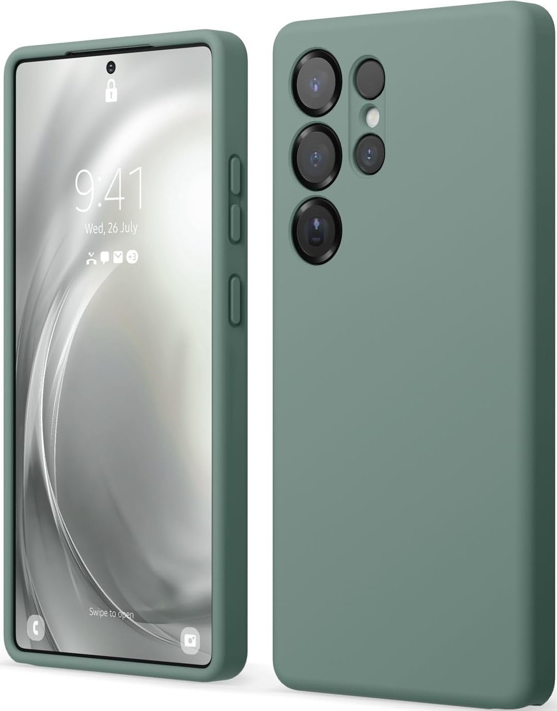 Θήκη Samsung Galaxy S25 Ultra Elago Silicone Case Premium Σιλικόνης Midnight Green