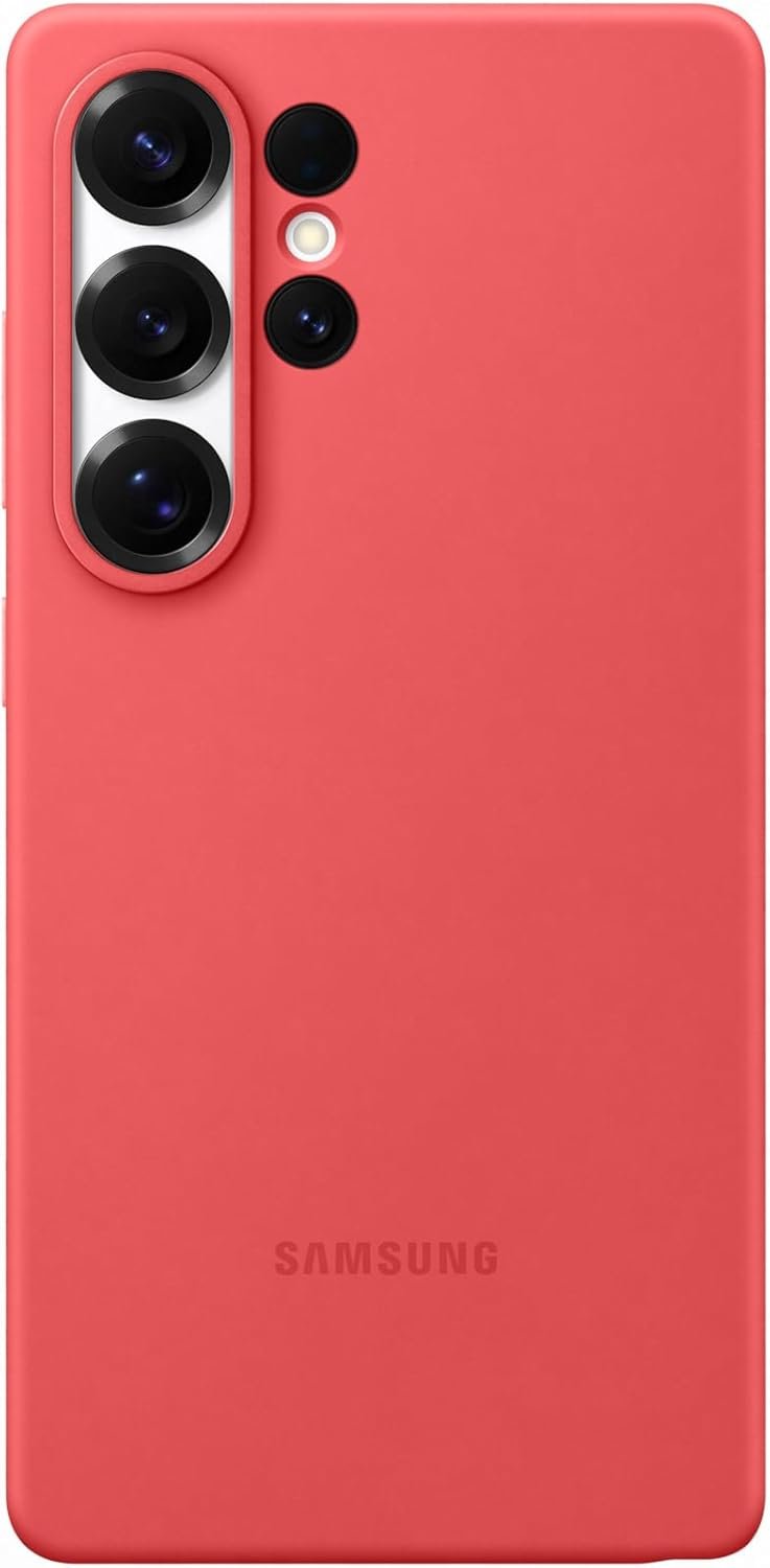 Θήκη Samsung Galaxy S25 Ultra Official Samsung Silicone Case Σιλικόνης - Red (EF-PS938CREGWW)