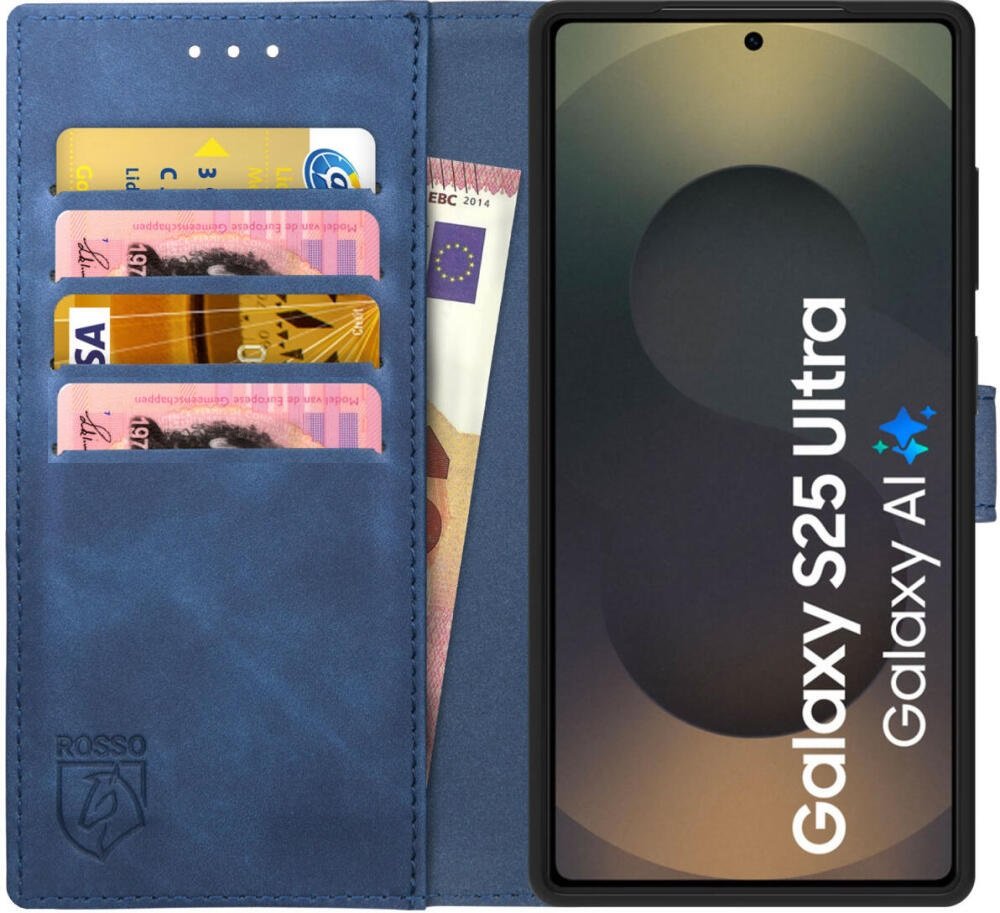 Θήκη Samsung Galaxy S25 Ultra Rosso Element PU Πορτοφόλι Blue