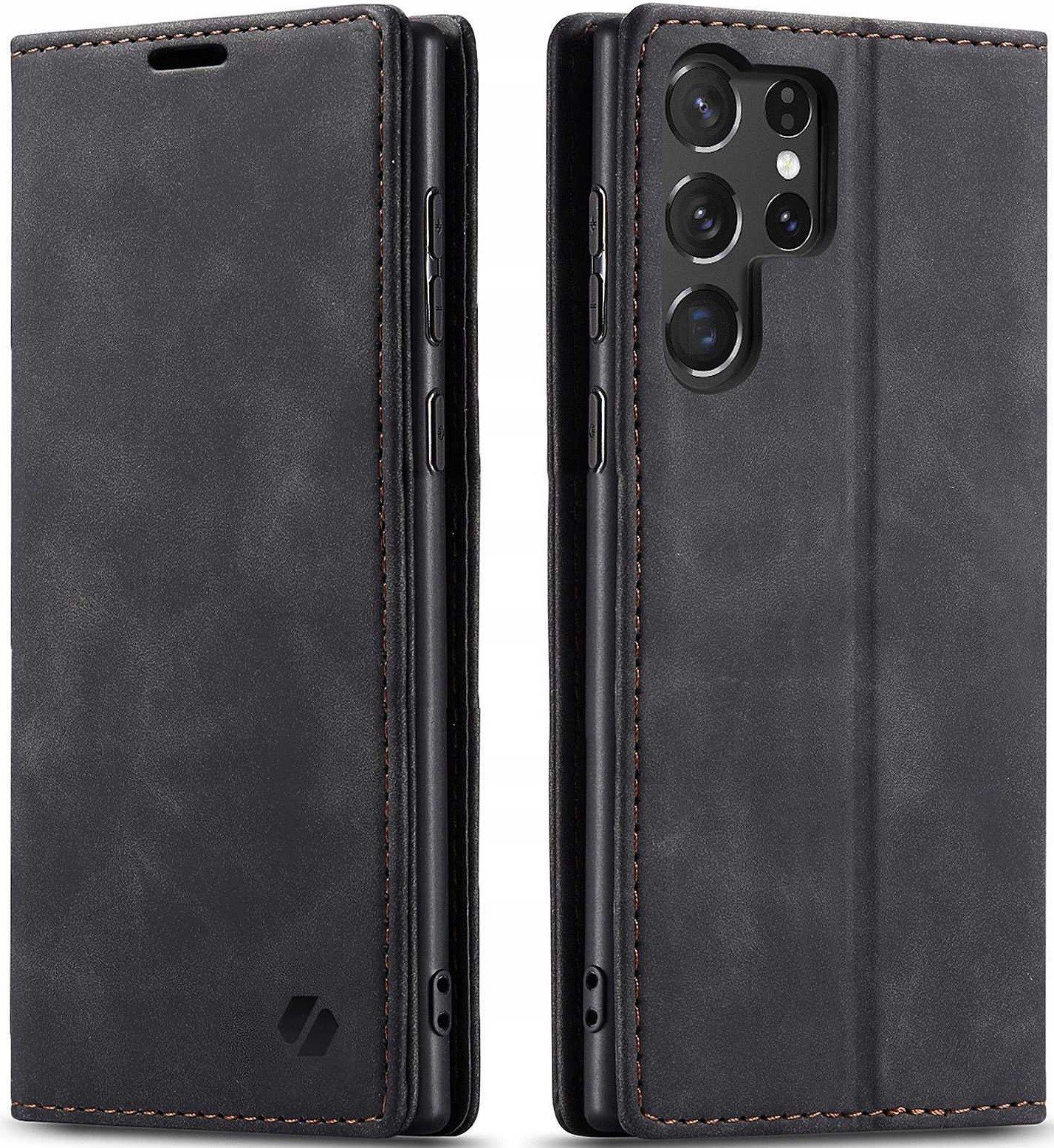 Θήκη Samsung Galaxy S25 Ultra Spacecase Wallet Πορτοφόλι Black