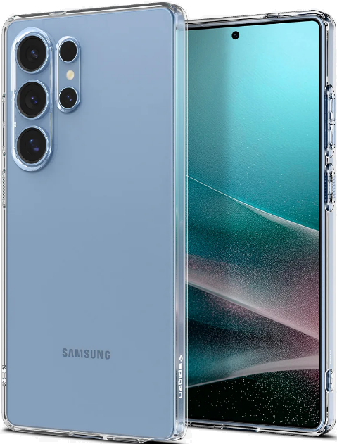 Θήκη Samsung Galaxy S25 Ultra Spigen Liquid Crystal Σιλικόνης Crystal Clear