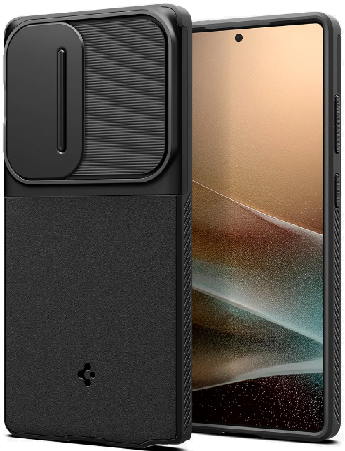 Θήκη Samsung Galaxy S25 Ultra Spigen Optik Armor με Κάλυμμα για την Κάμερα Black