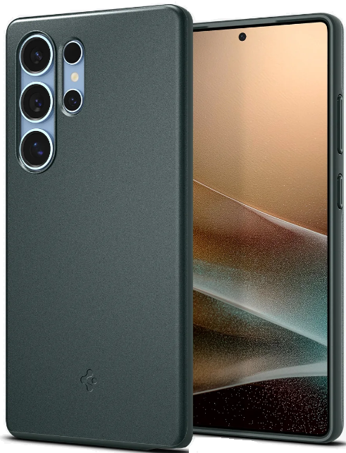 Θήκη Samsung Galaxy S25 Ultra Spigen Thin Fit MagFit Σκληρή με MagSafe Abyss Green