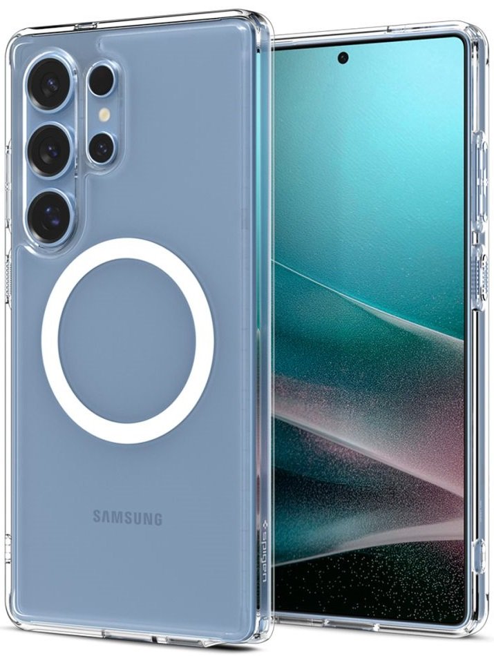 Θήκη Samsung Galaxy S25 Ultra Spigen Ultra Hybrid MagFit Σκληρή με MagSafe Clear / White
