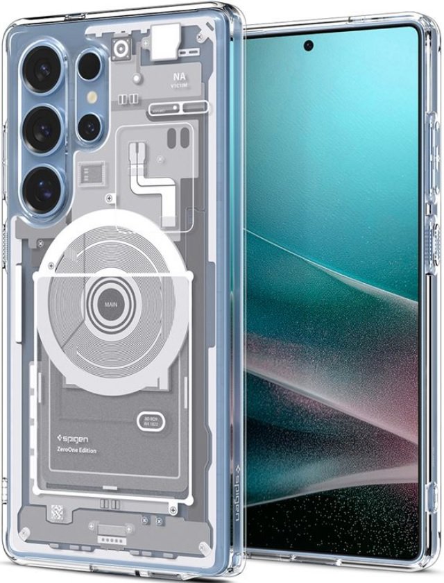 Θήκη Samsung Galaxy S25 Ultra Spigen Ultra Hybrid MagFit Σκληρή με MagSafe Zero One White 