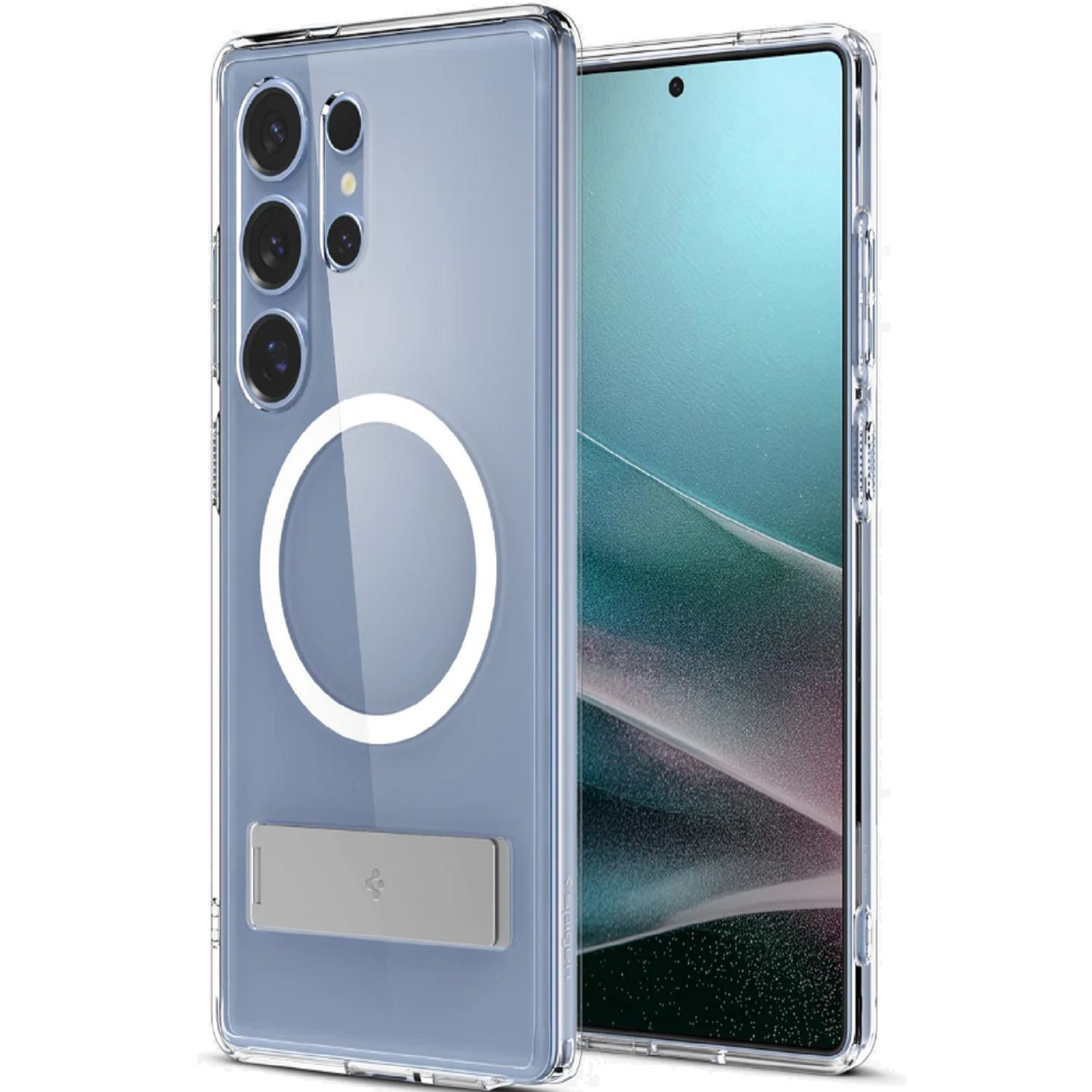 Θήκη Samsung Galaxy S25 Ultra Spigen Ultra Hybrid S MagFit Σκληρή με MagSafe Clear / White