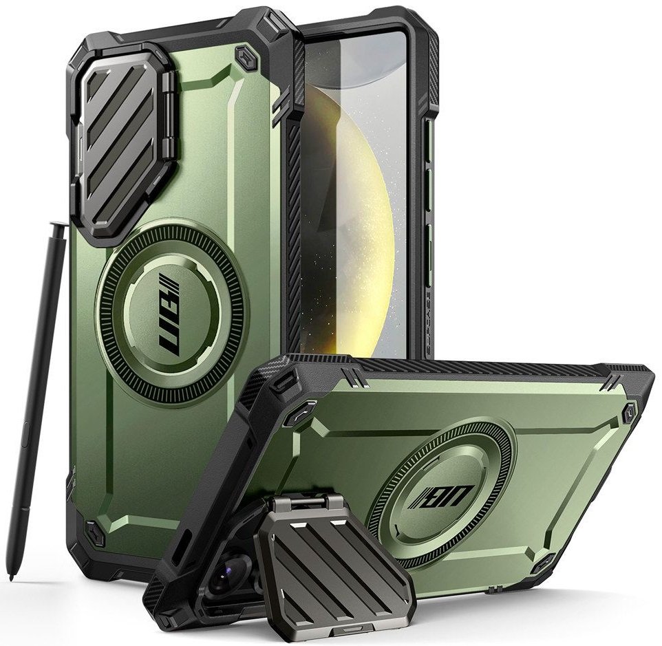 Θήκη Samsung Galaxy S25 Ultra Supcase Unicorn Beetle XT Mag Ανθεκτική MagSafe με Μεταλλικό Κάλυμμα για την Κάμερα Guldan