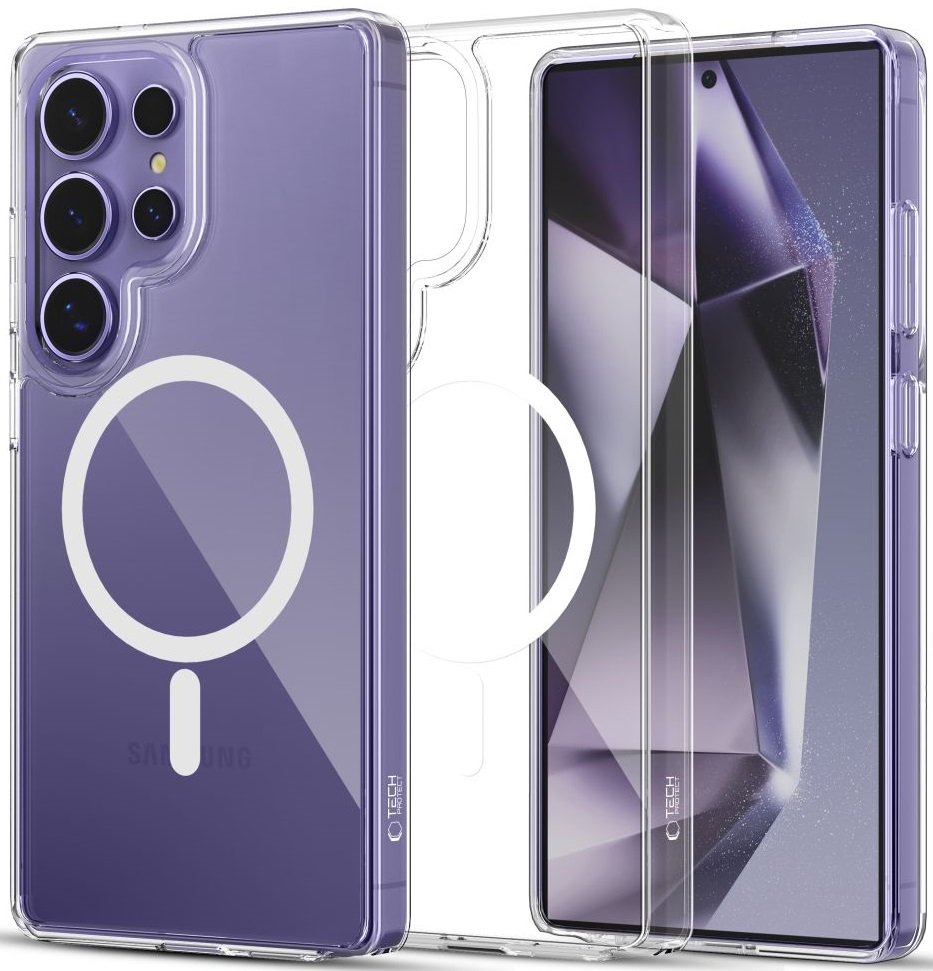 Θήκη Samsung Galaxy S25 Ultra Tech-Protect FlexAir Hybrid Σκληρή Διάφανη με MagSafe Clear