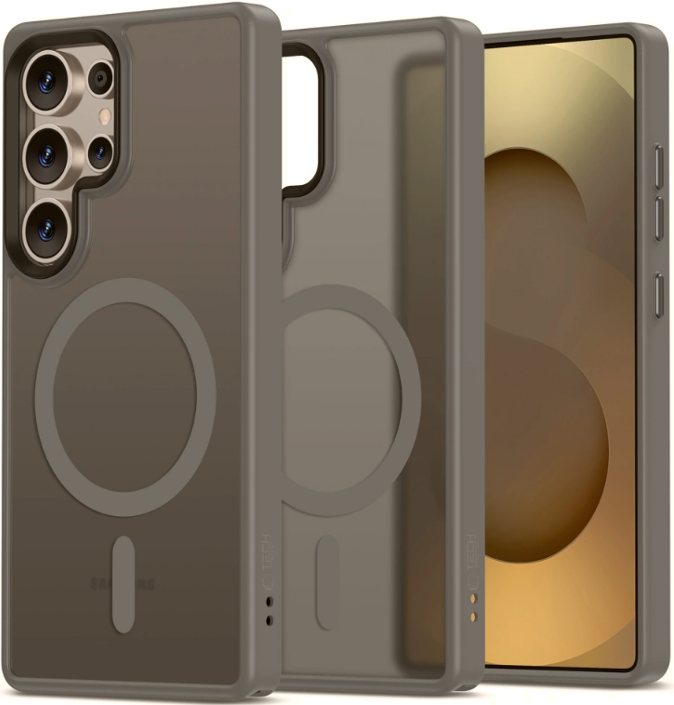 Θήκη Samsung Galaxy S25 Ultra Tech-Protect MagMat Σκληρή Ημιδιάφανη με MagSafe Matte Titanium