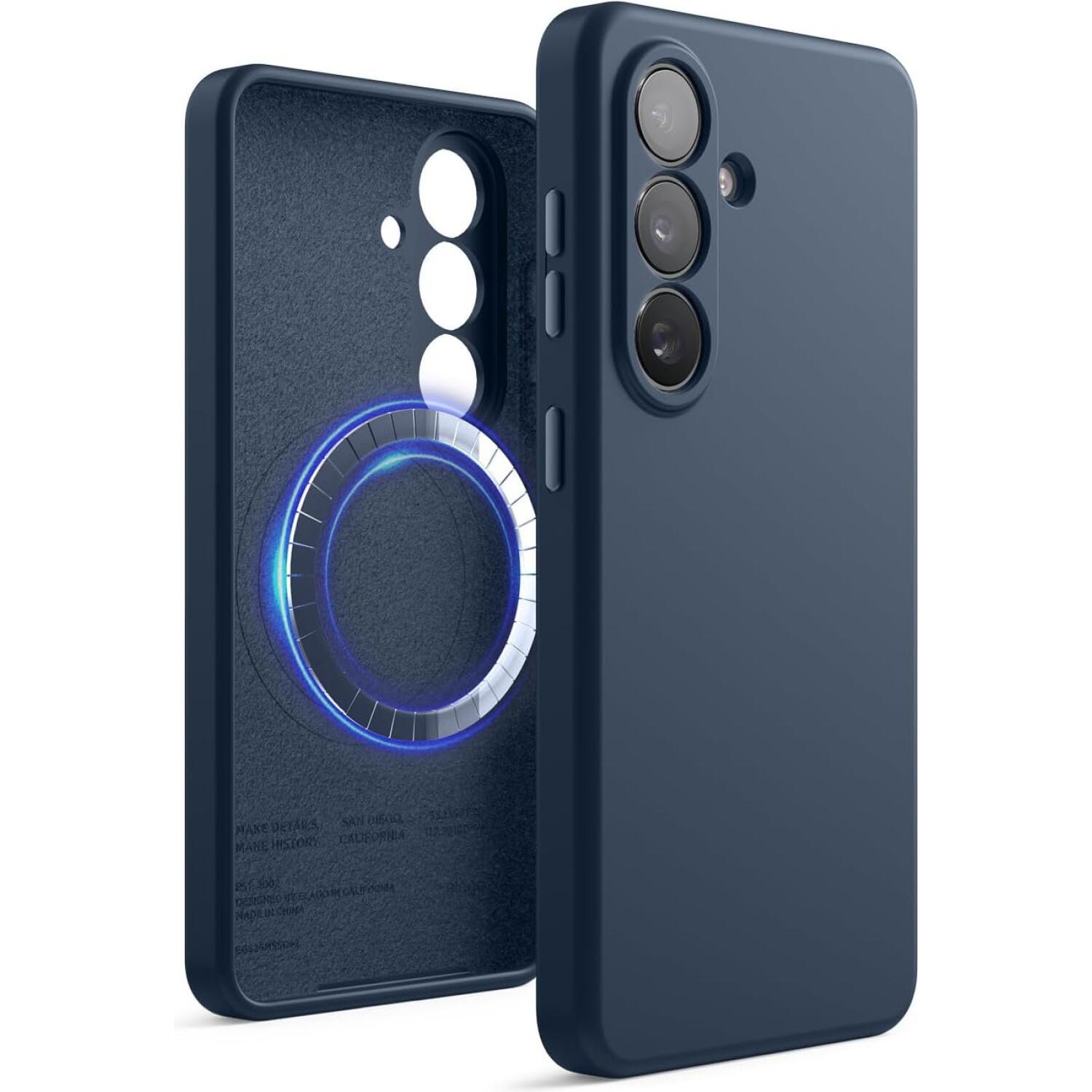 Θήκη Samsung Galaxy S26 Elago Magnetic Silicone Case Premium Σιλικόνης με MagSafe Jean Indigo