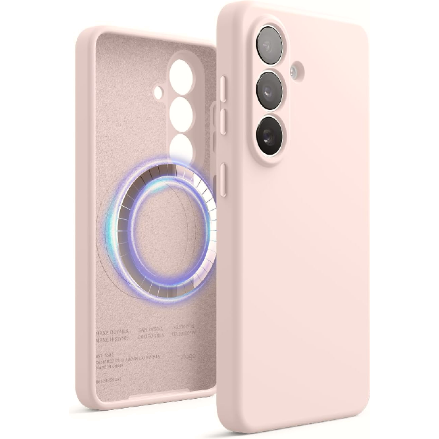 Θήκη Samsung Galaxy S26 Elago Magnetic Silicone Case Premium Σιλικόνης με MagSafe - Lovely Ροζ (EGS26MSSC62-LPK)